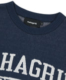 COLLEGE LOGO HALF KNIT