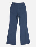 Cathion cotton slim bootscut pants