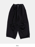 Bio cotton dart balloon wide pants