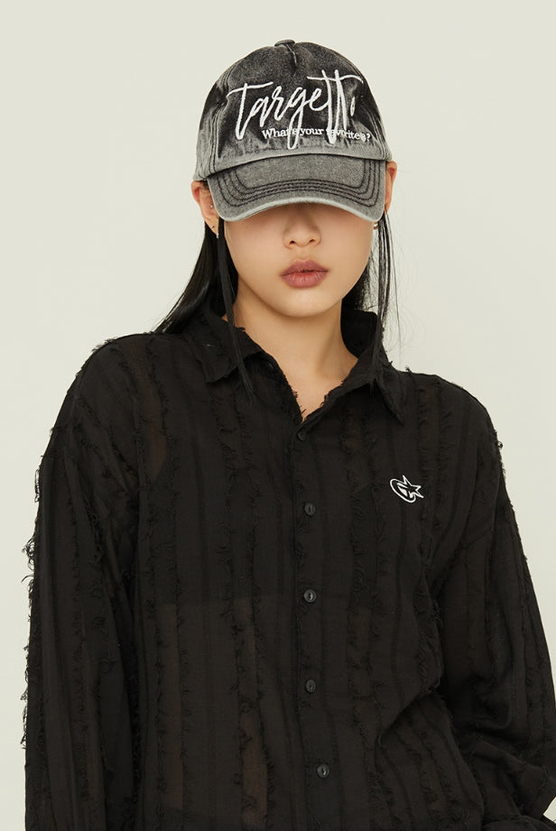 TARGETTO (ターゲット) - SEE THROUGH FRINGE SHIRT – einz.jp