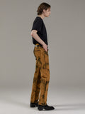 CHEDDAR ORANGE CURVE DENIM PANTS