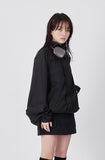 High neck light shell windbreaker