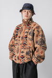 Ethnic Over Fleece Jumper