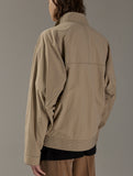 STAND COLLAR RAGLAN BOMBER