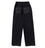 STITCH PINTUCK DENIM PANTS