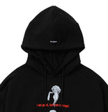 MM Slogan Oversized Hoodie