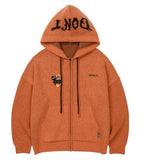 [PBA] DBOF Wool Knit Zip-Up Hoodie