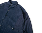 【AG X AJO】Oversized Corduroy Mixed Shirt Jacket