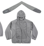 Muffler Fleece Zip-up Jacket