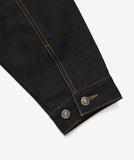 CARBON INDIGO BELTED DENIM TRUCKER