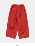 Bio cotton dart balloon wide pants