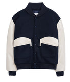 Pocket Patched Varsity Jacket