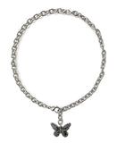 Drop Black Butterfly Choker Necklace