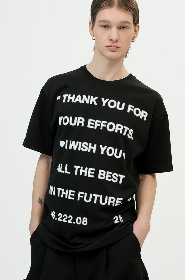 ESC STUDIO（イーエスシーステュディオ） - thank you t-shirt – einz.jp