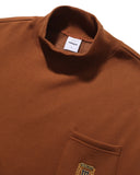 CREST MOCK NECK SWEATSHIRT