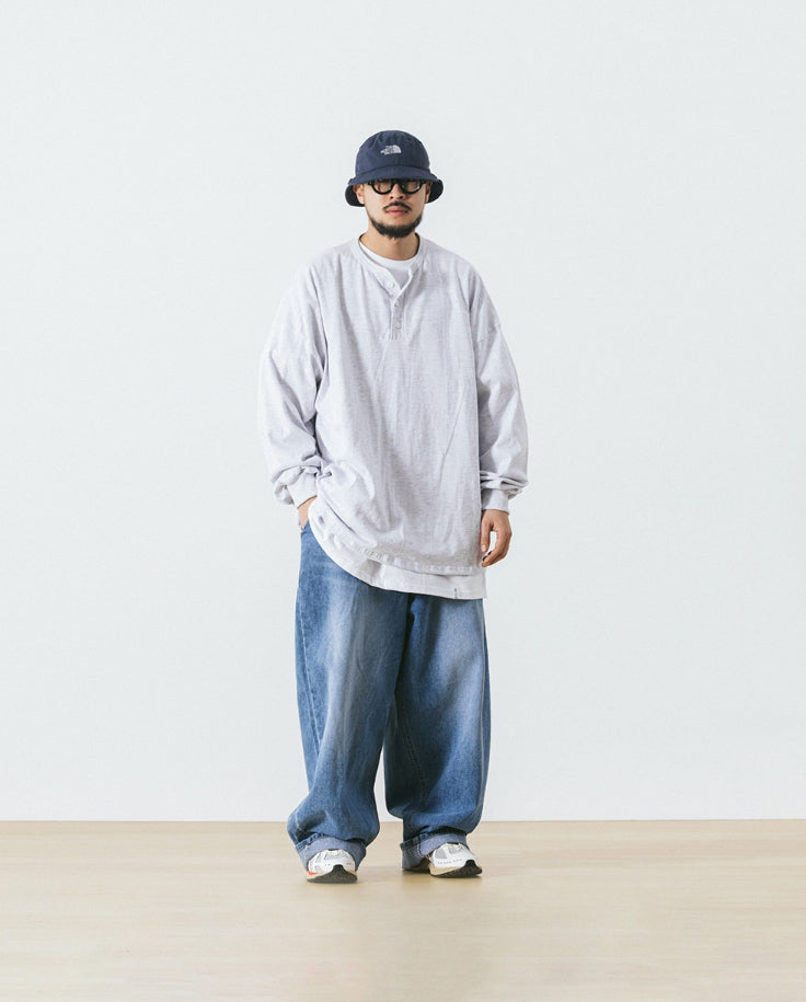 ANGLAN (アングラン) - Cat Washing Denim Balloon Pants – einz.jp