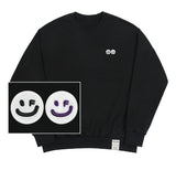 Double Smile Embroidery Logo Sweatshirt