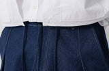 Shin Dart Denim Balloon Pants