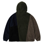 Mixed Fleece Oversized Hoodie