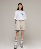 MAYBE TONIGHT Logo Comics Flower Drawing Short Sleeve Tee