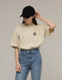 Small Spray Flower Smile Short Sleeve Tee