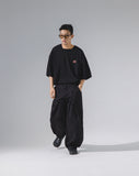 [AG] Unbalance Long Tuck Balloon Pants