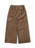 Two-Tuck Corduroy Wide Pants