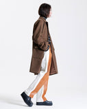 SINGLE BALMACAAN COAT BROWN