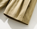 Nose Tencel Cotton Two Tuck Bermuda Short Pants