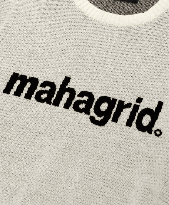 mahagrid(マハグリッド) - BASIC LOGO KNIT SWEATER – einz.jp
