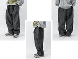 Rope Denim Round Balloon Pants