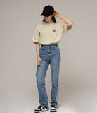 Small Spray Flower Smile Short Sleeve Tee