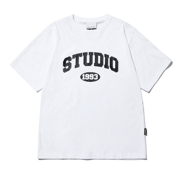 Tシャツ・カットソー 1993studio Studio Arch Logo T-Shirt_Black 1993studio(1993スタジオ) - studio arch logo T-shirt – einz.jp