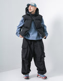 Taslan String Cargo Balloon Pants