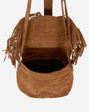 Tassel fringe strap cross bag