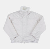 Mink fur collar balloon jumper