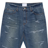 BLAST DESTROYED DENIM PANTS