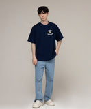 MAYBE TONIGHT Logo Comics Flower Drawing Short Sleeve Tee