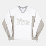 Force v-neck nylon over sweatshirt