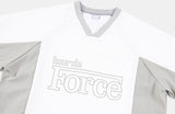 Force v-neck nylon over sweatshirt