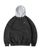 [AG] Double Color Wappen Raglan Hoodie