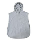 Nylon String Zip Hoodie Vest