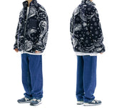 PAISLEY FLEECE JACKET