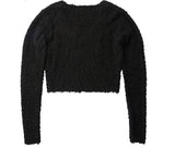Boucle knit cardigan 002
