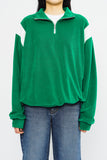 Terry Zip Sweatshirt