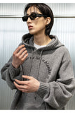 CIRCLE OPINION HOODY KNIT