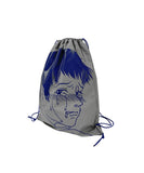 Crying Boy Drawstring Bag