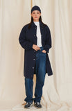 Utility Hooded Long Windblock Jacket