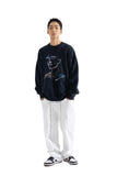 ETHNIC RUNNING STITCH SWEATSHIRT