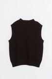 Waffle Knitted Vest